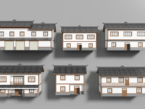 New Chinese-style Rural Self-built Housing Components