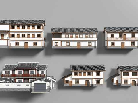 New Chinese-style Rural Self-built Housing Components