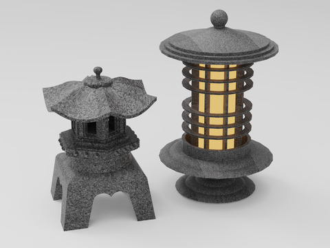 Outdoor lamp stone lamp lawn lamp