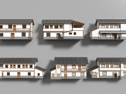 New Chinese-style Rural Self-built Housing Components