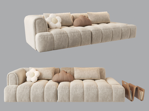 Cream Style three sofa