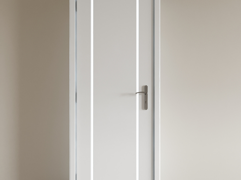 Minimal door interior door single door swing door