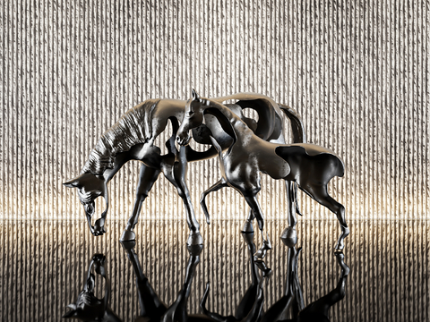 Modern horse sculpture art ornaments