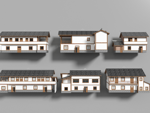 New Chinese-style Rural Self-built Housing Components