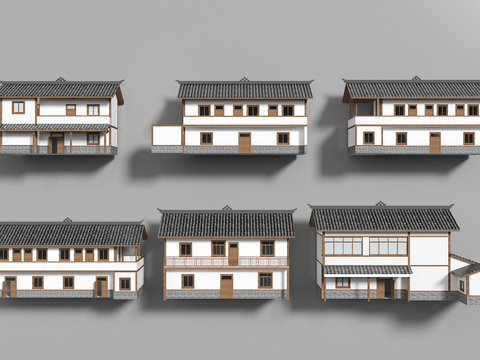 New Chinese-style Rural Self-built Housing Components