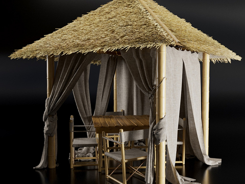 Quiet Straw Gazebo Tropical Gazebo Holiday Gazebo