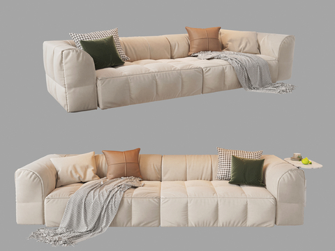 Cream Style three sofa