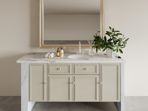 Modern sink wash cabinet