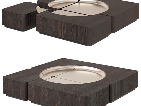 Affordable Luxury Style Coffee Table Wooden Coffee Table