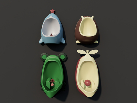 Modern Cartoon Urinal Urinal for Children