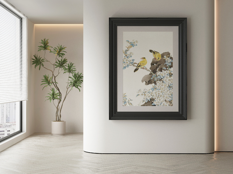 New Chinese Decorative Painting Flower and Bird Hanging Painting