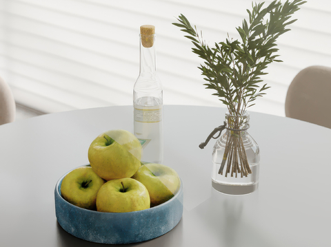 Modern fruit fruit plate cup bottle