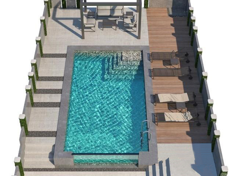 Modern Outdoor Natatorium