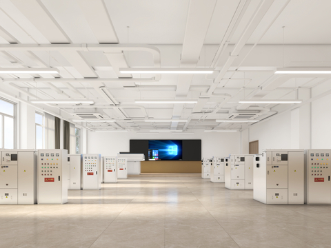 Modern school classroom training room