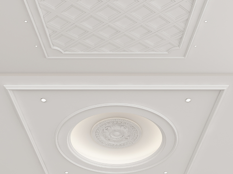 European-style ceiling lamp panel ceiling carved ceiling