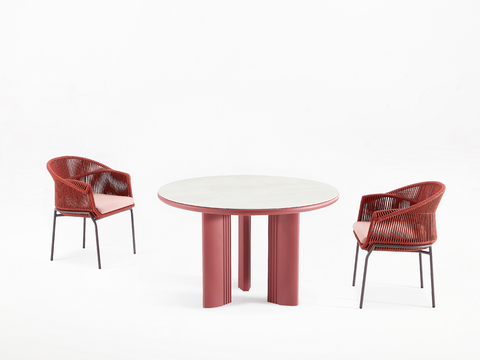 Modern Outdoor Table and Chair Round Table