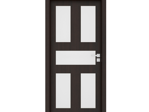 Modern Door Walnut Door Single Door Villa Door