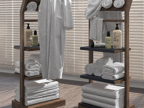 Modern Bath Towels Bathrobe Toiletries