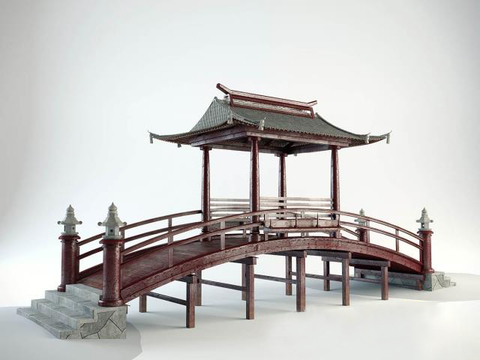 Chinese Arch Bridge Pavilion