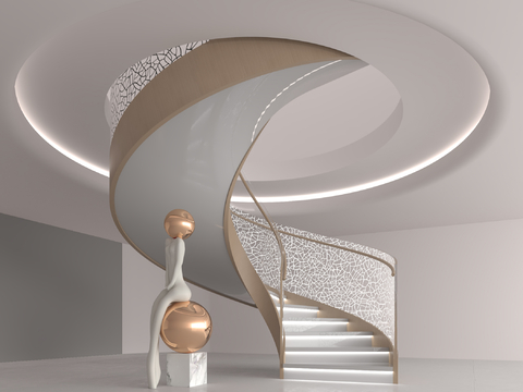 modern spiral staircase revolving staircase