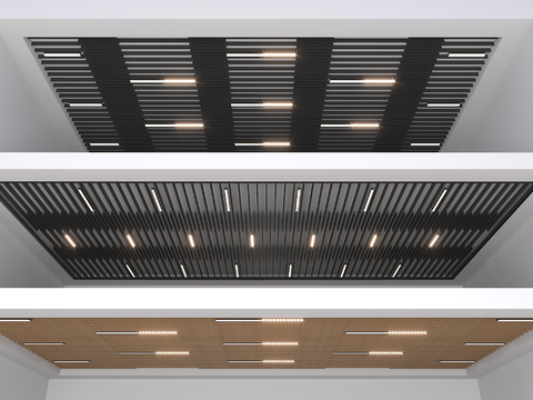 Modern Grille Ceiling Square Ceiling