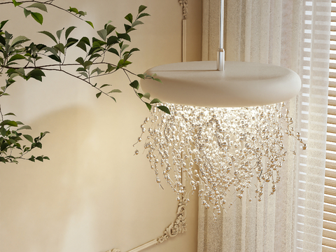 Cream Style chandelier water lamp Crystal Chandelier