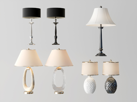 European-style table lamp