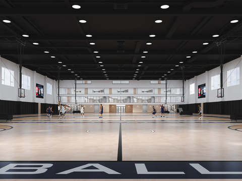 modern basketball hall basketball court indoor court