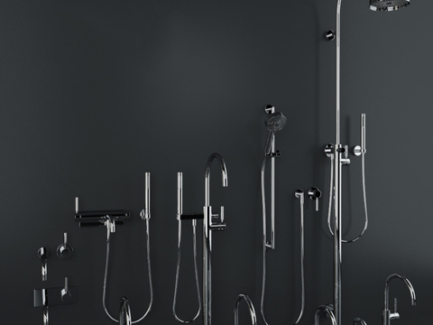 Modern Shower Shower Kitchen Faucet