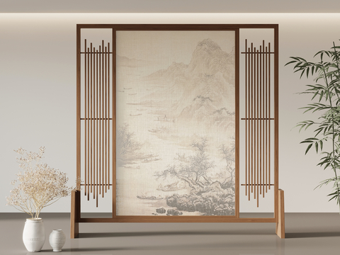 New Chinese Screen Silk Cloth Screen Insert Screen