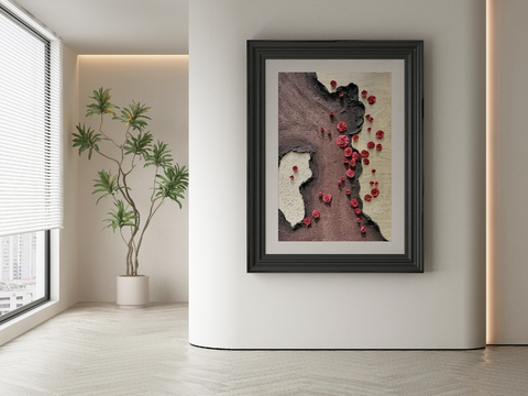 New Chinese Decorative Painting Abstract Painting Three-dimensional Hanging Painting