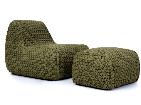 Modern Rope Sofa Beanbag Pedal