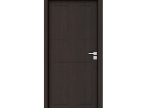 Modern Door Walnut Door Single Door Villa Door