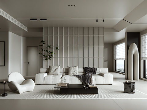 black and white gray living room