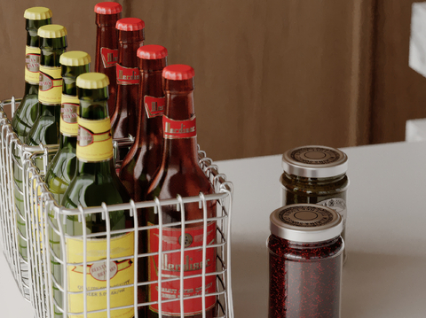 Modern Kitchen Ornaments Cup Bottle