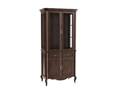 American Style Hall Cabinet Decorative Cabinet Corner Cabinet