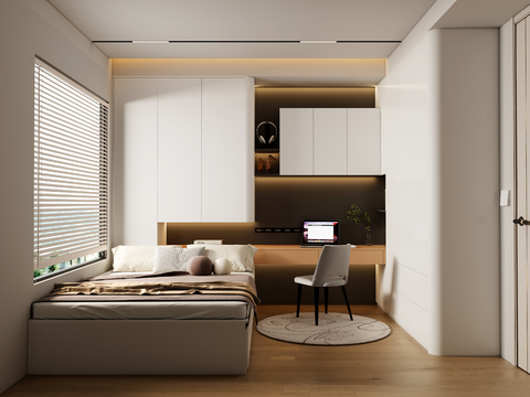 Cream style tatami bedroom