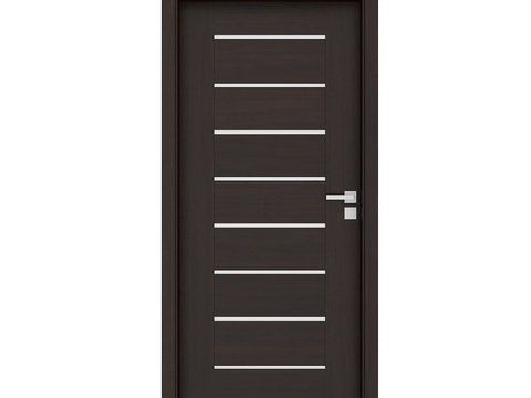 Modern Door Walnut Door Single Door Villa Door