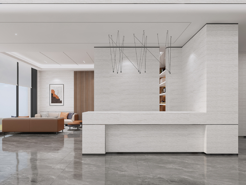 Modern Lobby Company Front Office Reception