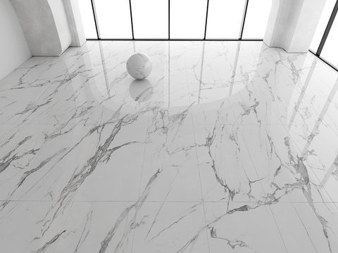 White Marble Floor Tile Jazz White Large Board Tile Glazed Tile