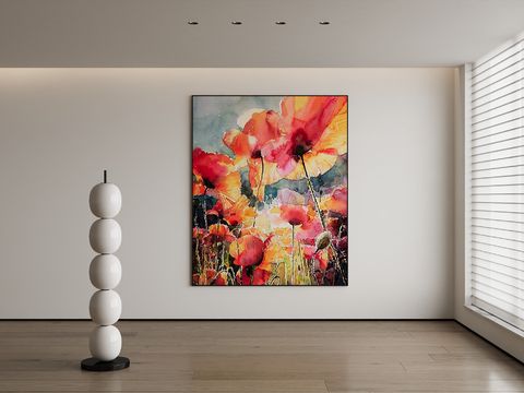 Modern Art Painting Plant Painting Decorative Painting