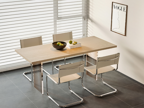 Modern Dining Table and Chair