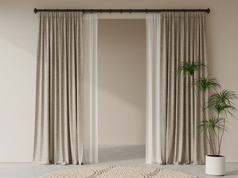 Modern Curtain Window Screen