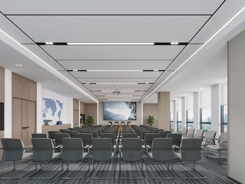 Modern large conference room