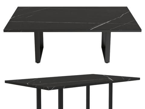 Alea modern square dining table