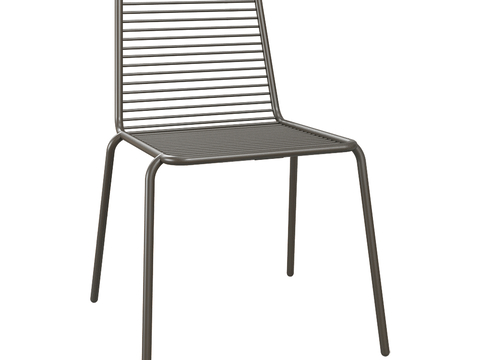 Delo Stainless Steel Chair Dining Chair