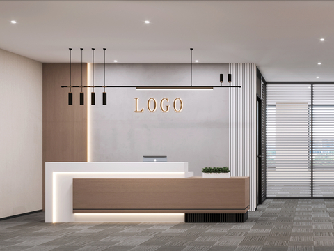 Modern office reception hall