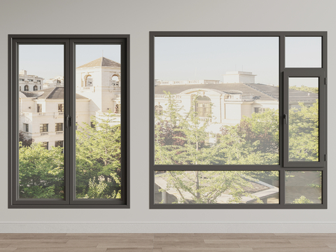 Modern windows Floor-to-ceiling windows Double windows Single windows Aluminum alloy windows