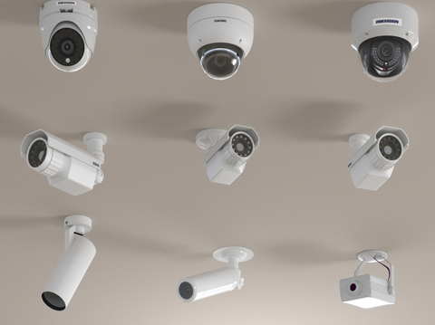 Security surveillance camera monitor