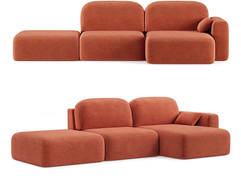 Cream style sofa module sofa Couch